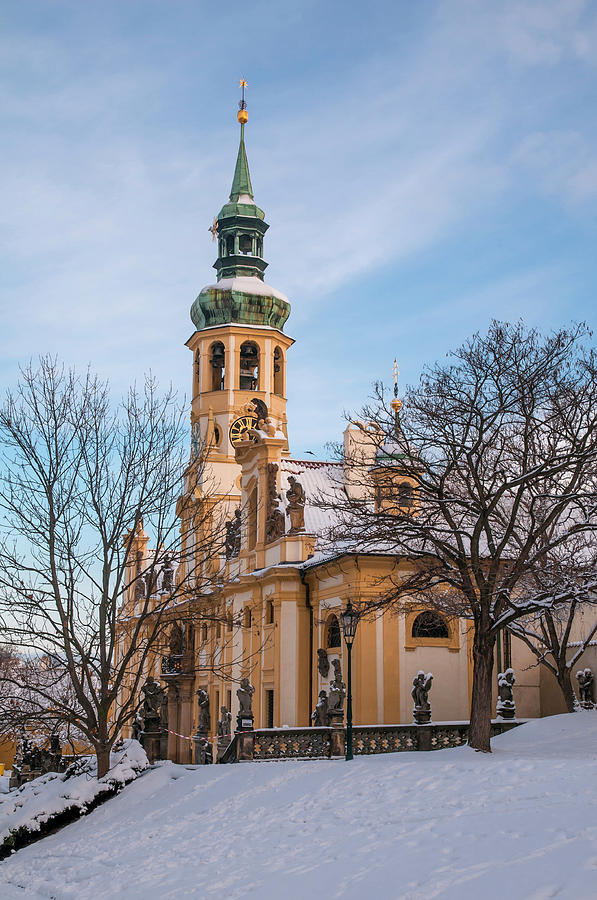 Historic Monument Loreta in Wintertime Photograph by Jenny Rainbow