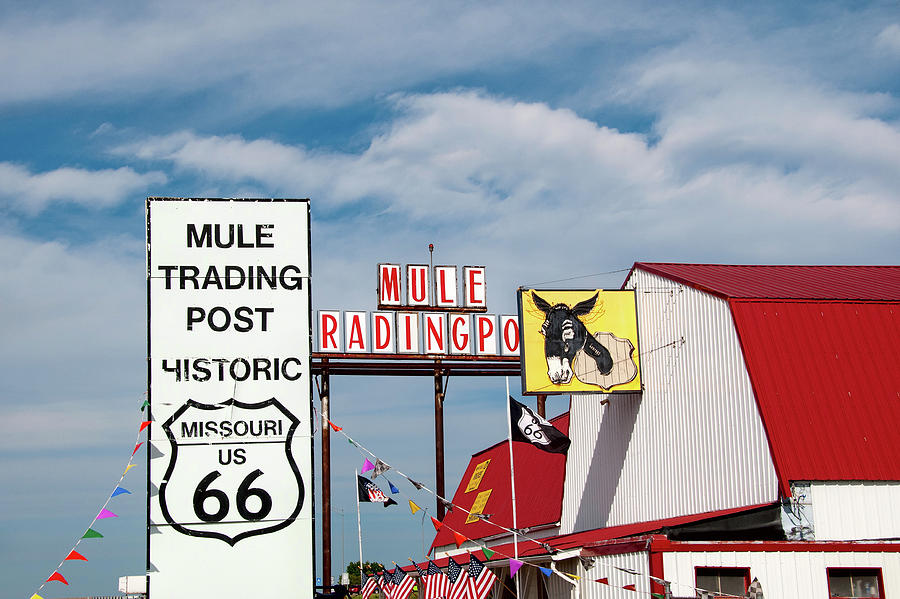 Historic Mule Trading Post Photograph by Steve Stuller
