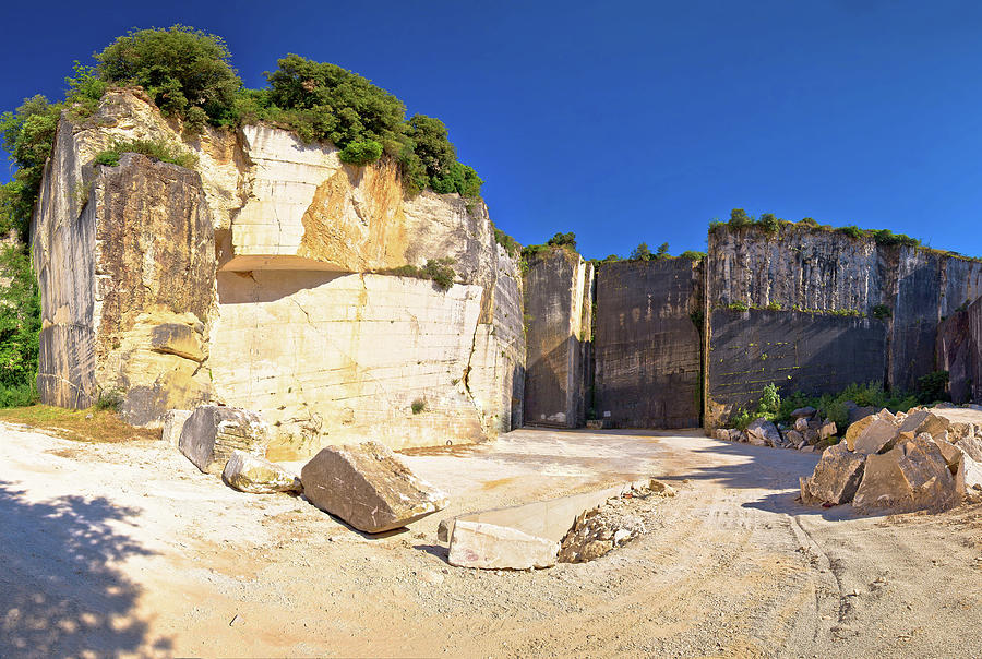 Historic Roman quarry Cave Romanae in Vinkuran view Photograph by Brch Photography