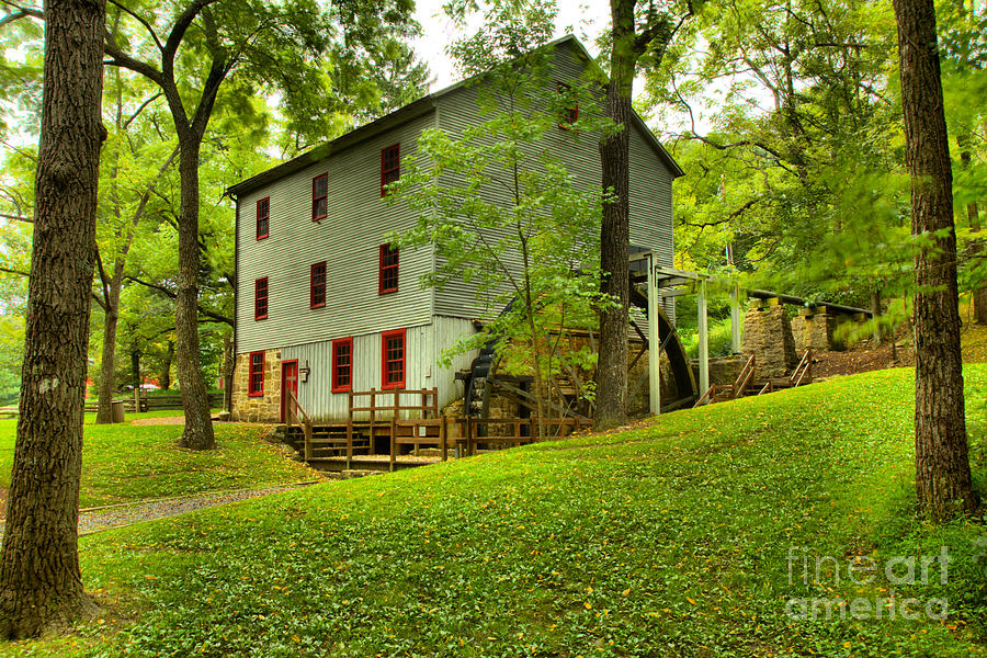 Historic Shoaffs Mill Photograph by Adam Jewell