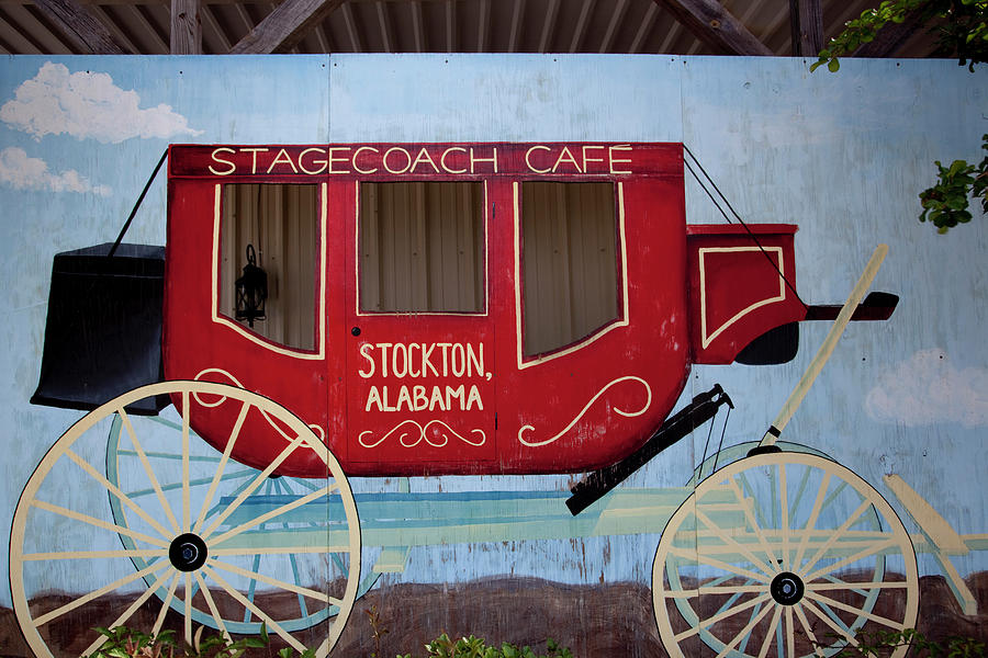 Historic Stagecoach Cafe sign Painting by Carol Highsmith