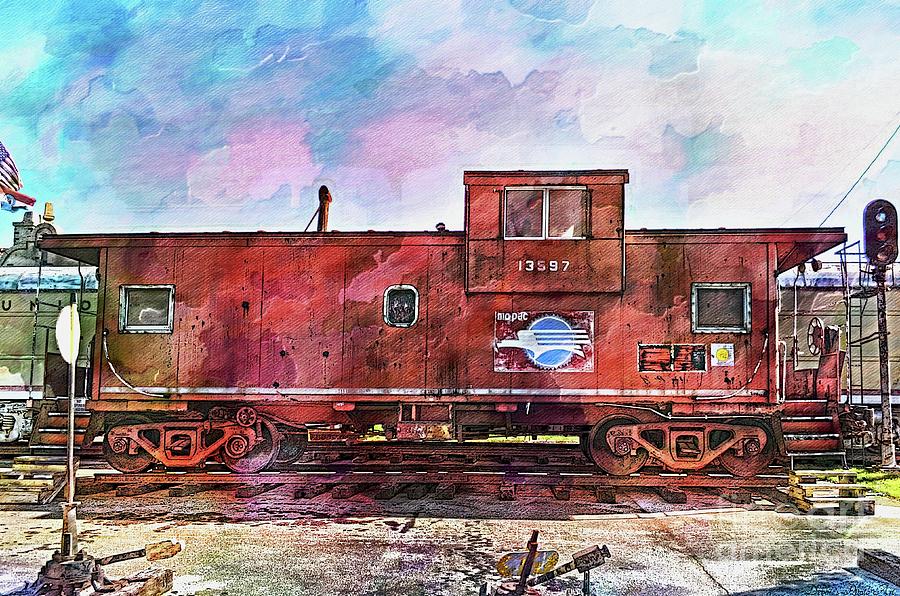 Historic Train Depot, Poplar Bluff, Mo. - Series 5 - 9 Photograph by Debbie Portwood