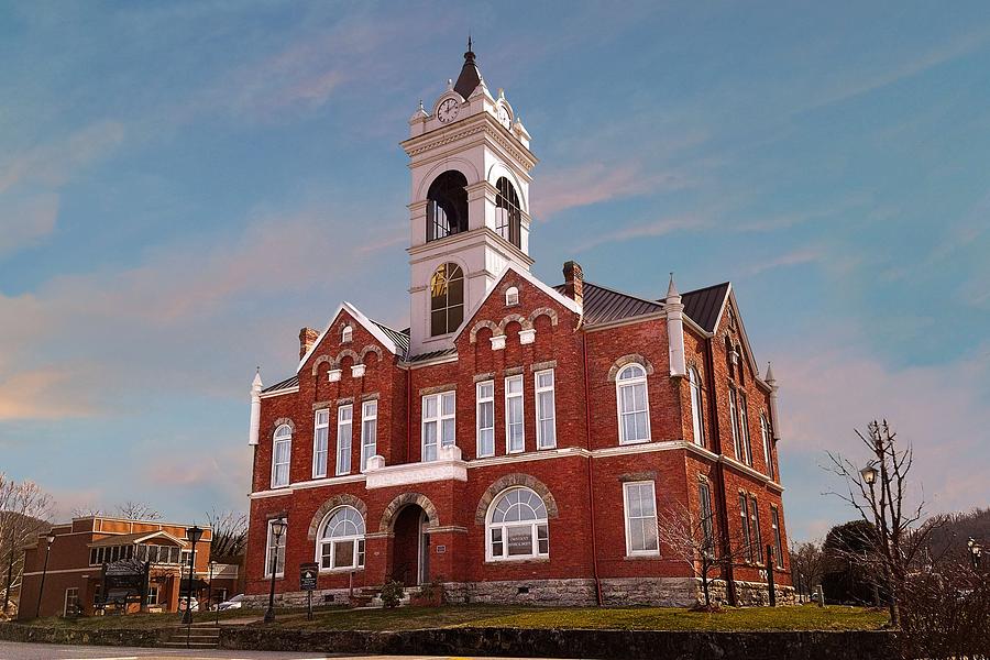 Historic Union County Courthouse at Sunset Photograph by Joe Duket ...