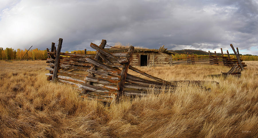 Historical Cabin Montana Photograph by Leland D Howard