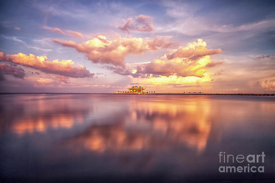 Historical Inverted Pyramid at Sunset, St Petersburg, fl, Long Exposure Photograph by Felix Lai