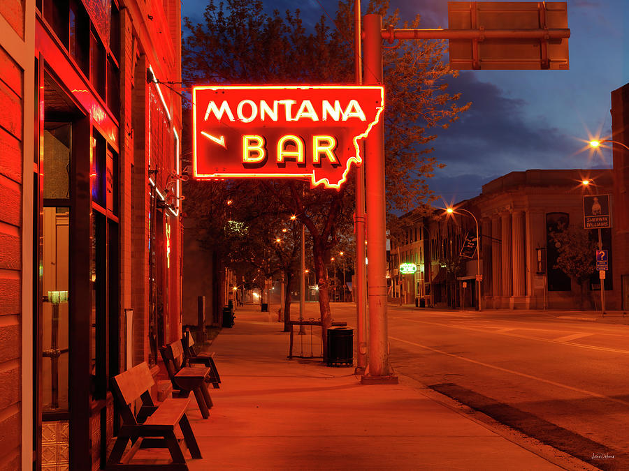 Historical Montana Bar Photograph by Leland D Howard