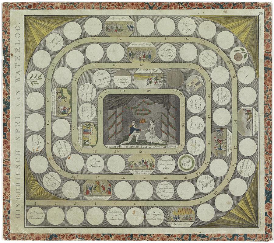 Historisch Spel Van Waterloo Painting by J.b.d. Wibmer Historisch Spel Van Waterloo Painting by J.b.d. Wibmer