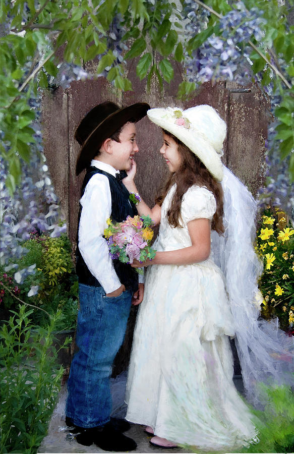 Children Photograph - Hitched by Sharon Forbes