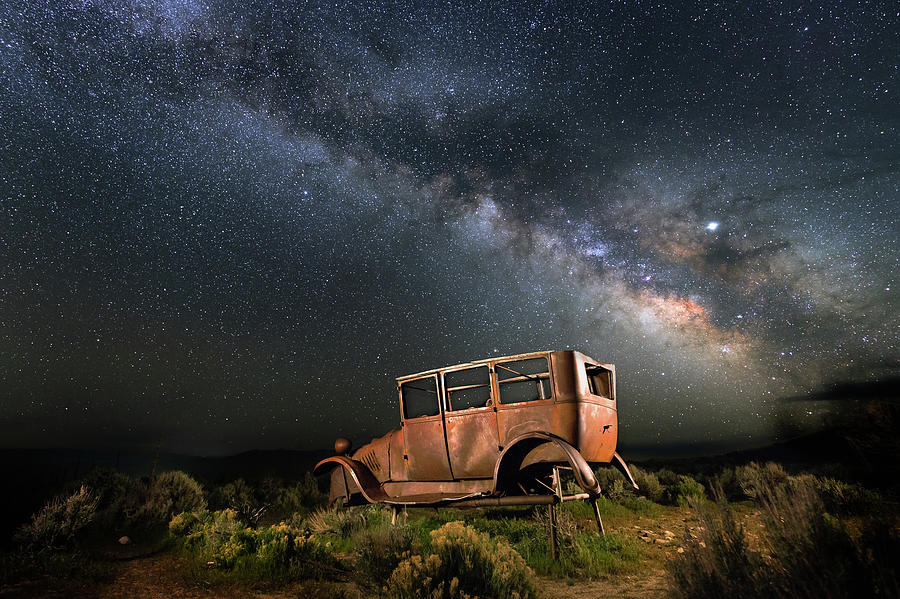 Hitchhiking to Milky way Photograph by Davorin Mance