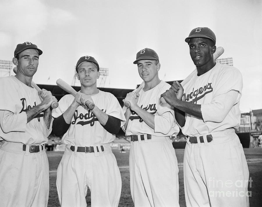 Hitters Of The1947 Brooklyn Dodgers Photograph by Bettmann