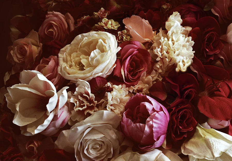 Rose Photograph - Still Life Vintage Roses by Jessica Jenney