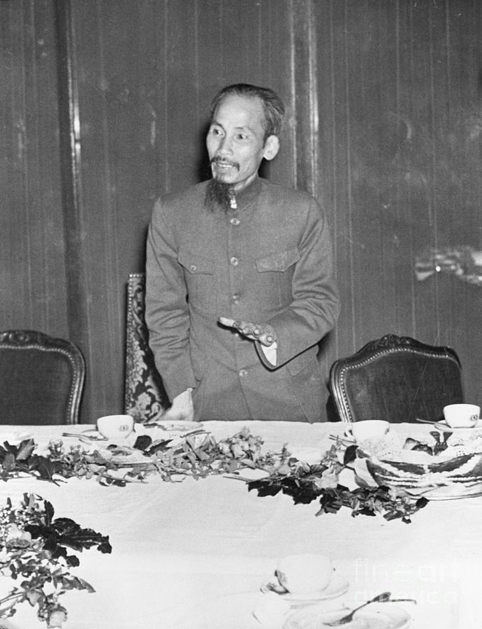 Ho Chi Minh At Reception Photograph by Bettmann