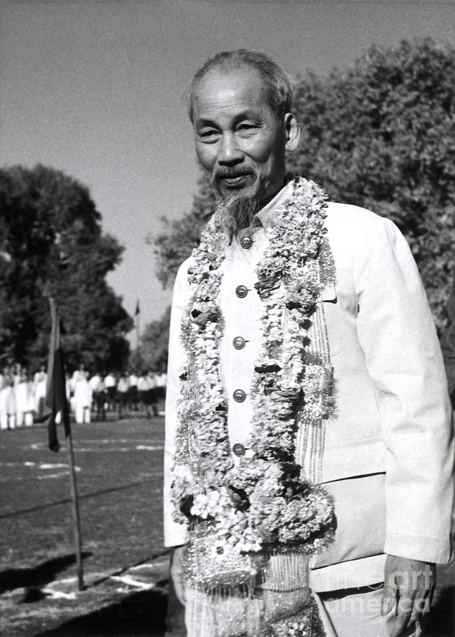 Ho Chi Minh On State Visit To India Photograph by Bettmann