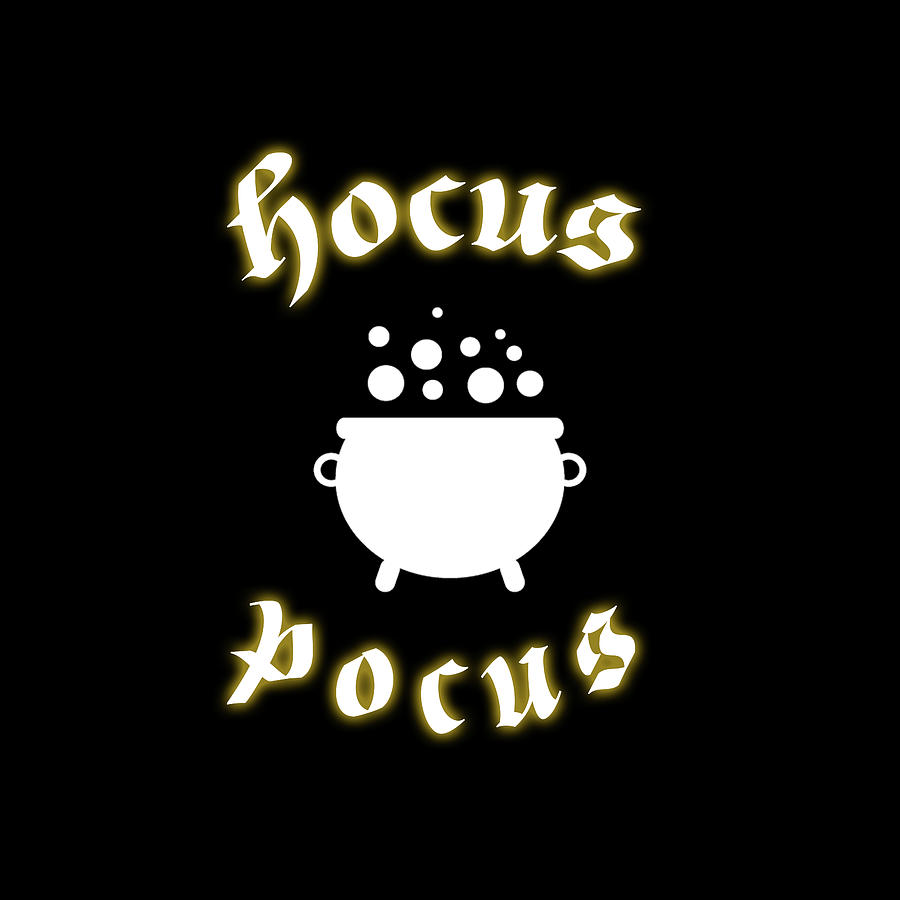 Typography Mixed Media - Hocus Pocus 08 by Lightboxjournal