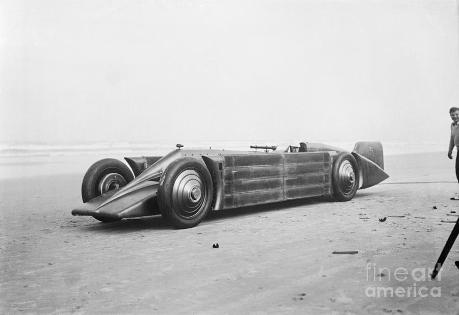 Hod Seagrave Sitting In Race Car Photograph by Bettmann