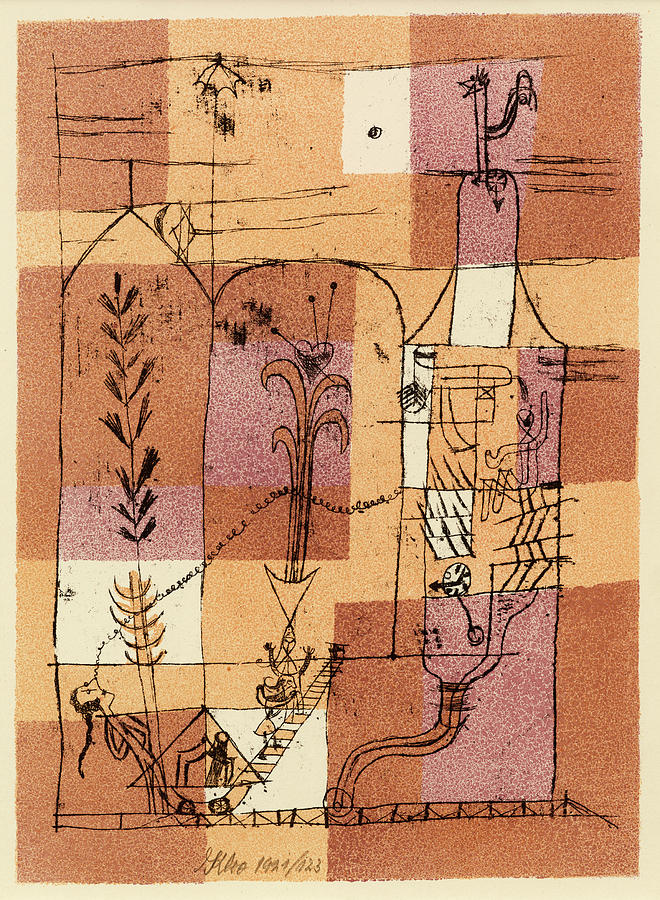 Paul Klee Painting - Hoffmanesque Scene by Paul Klee Paul Klee Painting - Hoffmanesque Scene by Paul Klee