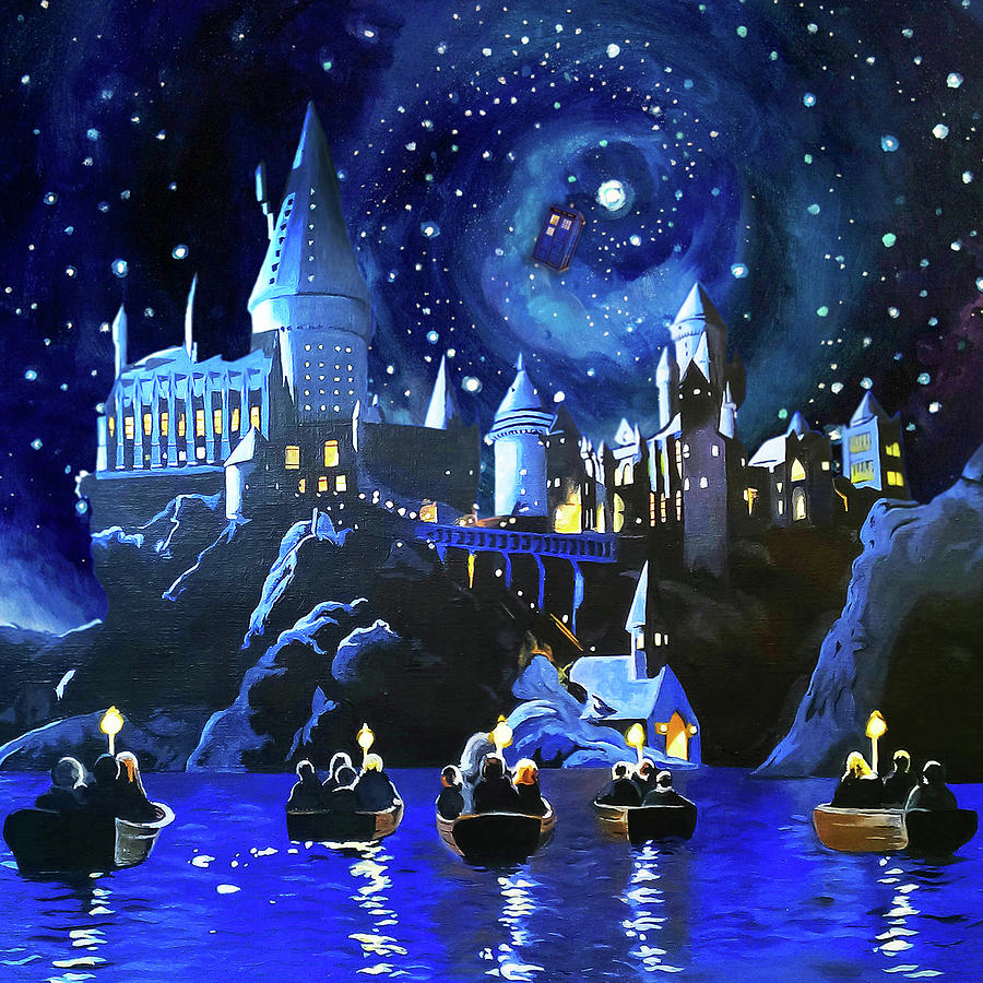 Hogwarts Painting by Jaris Madani