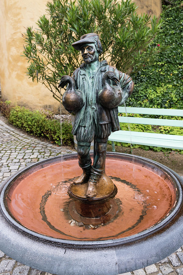 Hohenschwangau Fountain Photograph by Robert VanDerWal - Fine Art America