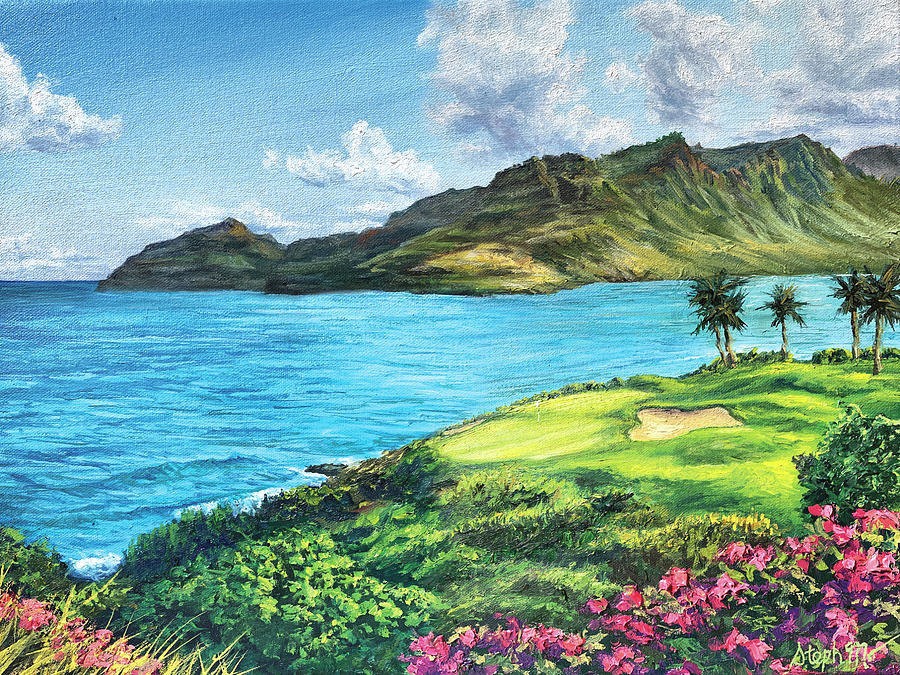 Summer Painting - Hokuala by Steph Moraca