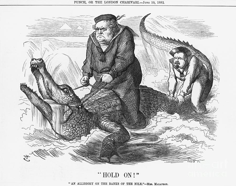 Hold On, 1882. Artist Joseph Swain Drawing by Print Collector
