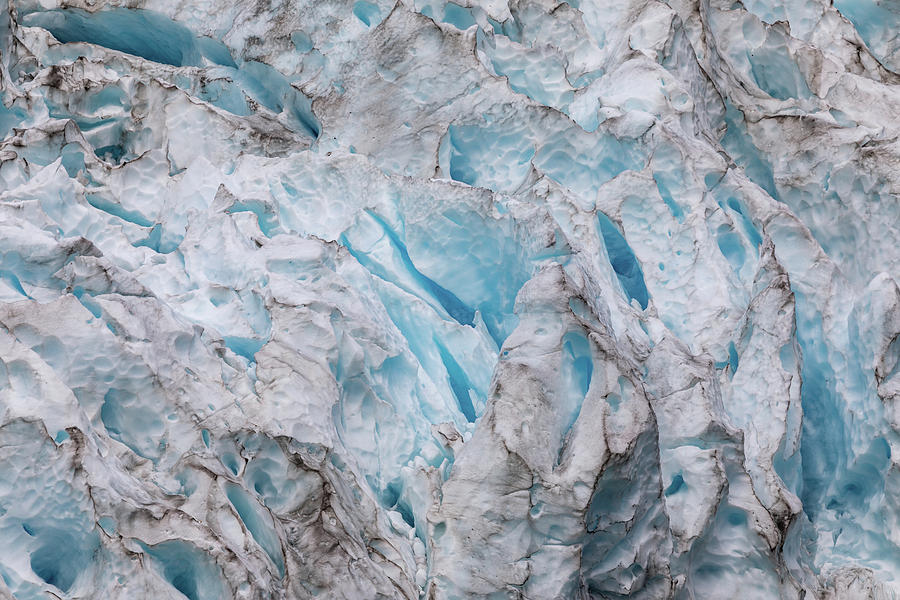 Holgate Glacier Detail Photograph by Tony Hake