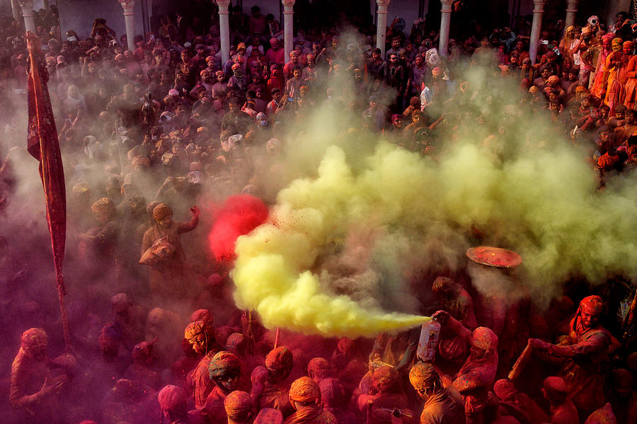 Holi Blast Photograph by Avishek Das - Fine Art America