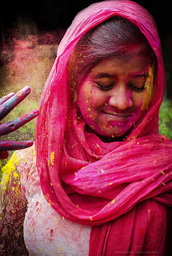 Holi - The Festival Of Colors Photograph by Sanhita Bhattacharjee
