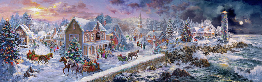 Holiday At Seaside Painting by Nicky Boehme - Fine Art America