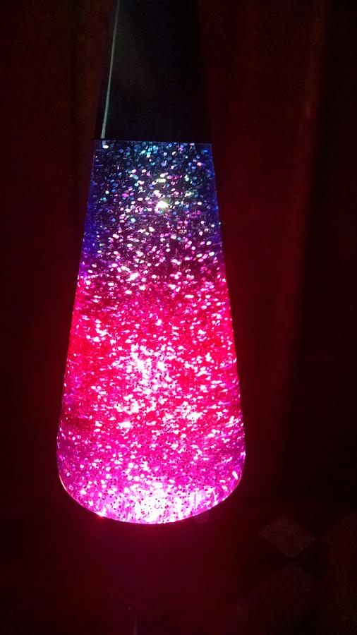 Holiday lava lamp Photograph by Steven Wills