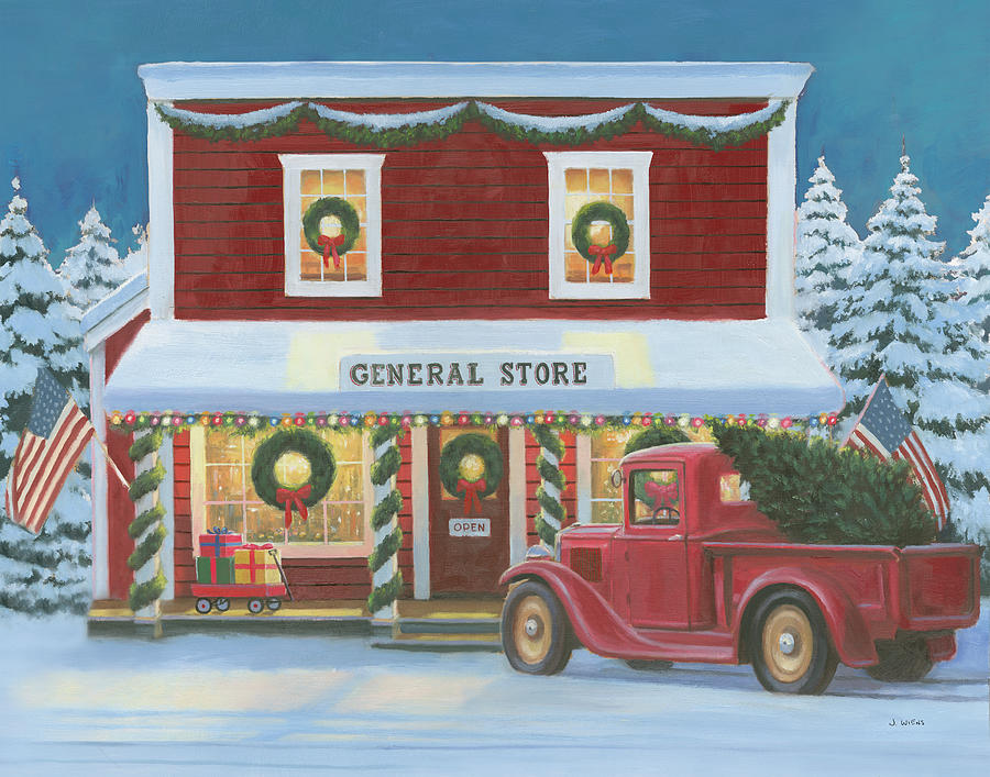Christmas Painting - Holiday Moments I by James Wiens