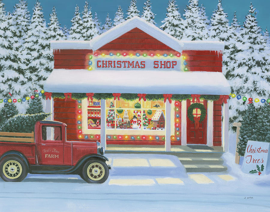 Christmas Painting - Holiday Moments II by James Wiens