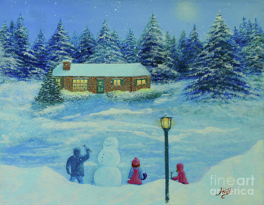 Holiday Season Painting by Aicy Karbstein