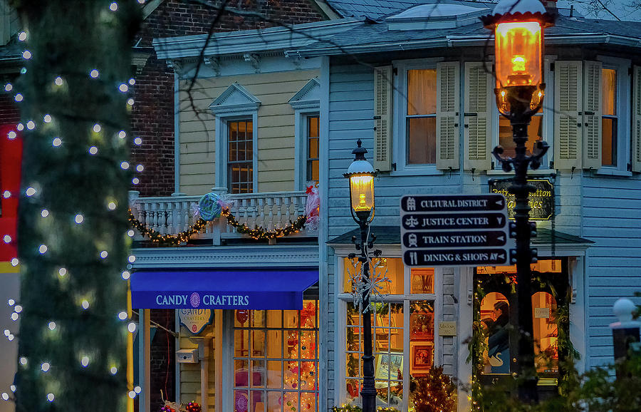 Holiday Season Doylestown Photograph by Michael Brooks Fine Art America