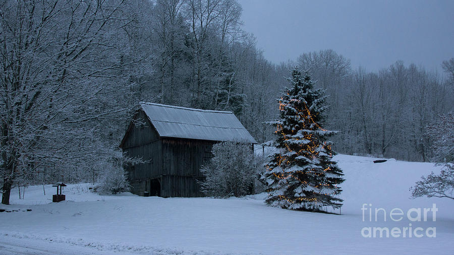 Holiday Season in Vermont Photograph by New England Photography