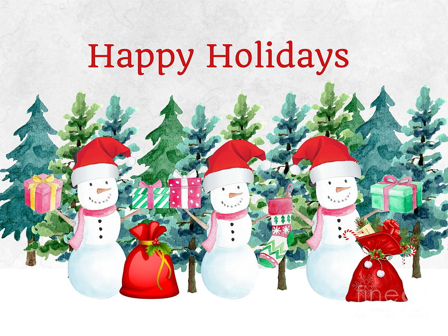 Holiday Snowmen by Marti Magna Holiday Snowmen by Marti Magna