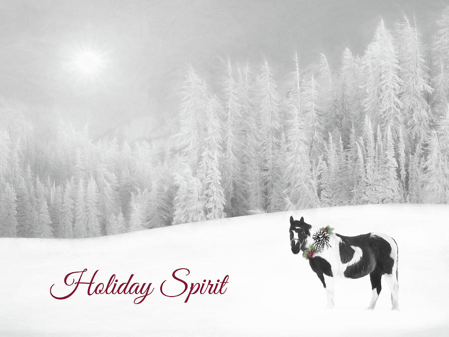 Christmas Mixed Media - Holiday Spirit by Lori Deiter