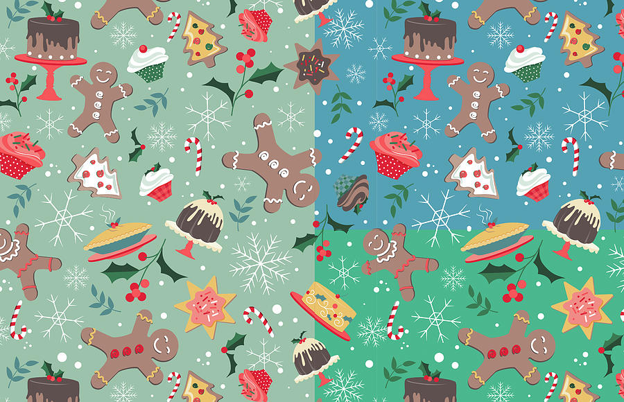 Tree Mixed Media - Holiday Sweets by Fiona Stokes-gilbert