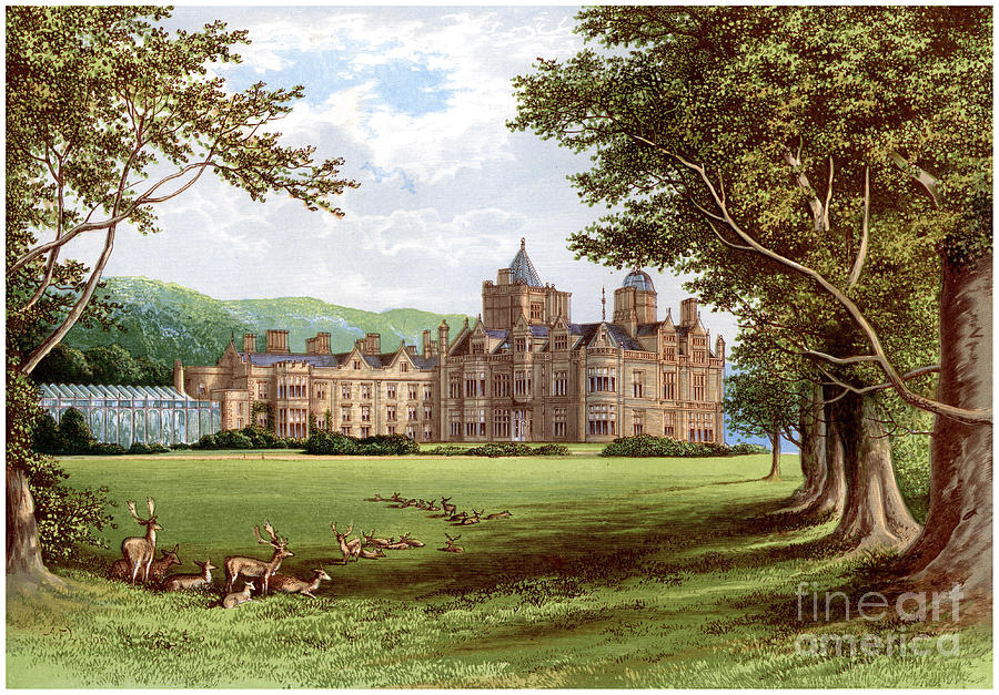 Holker Hall, Cumbria, Home Of The Duke Drawing by Print Collector