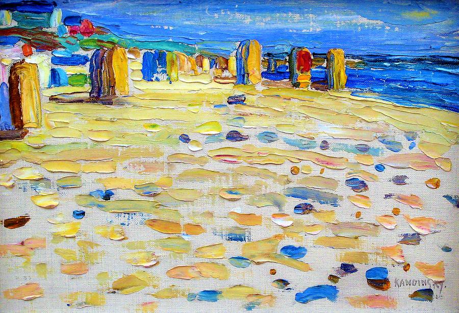 Wassily Kandinsky Painting - Holland, Beach Chairs - Digital Remastered Edition by Wassily Kandinsky