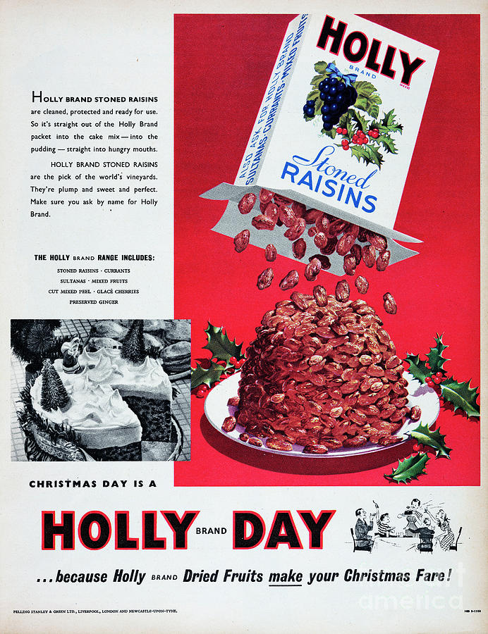 Holly Brand Stoned Raisins Photograph by Picture Post