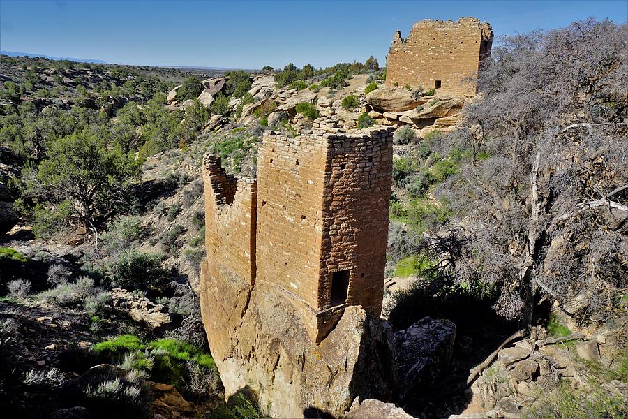 Holly Tower at Hovenweep Photograph by Tranquil Light Photography