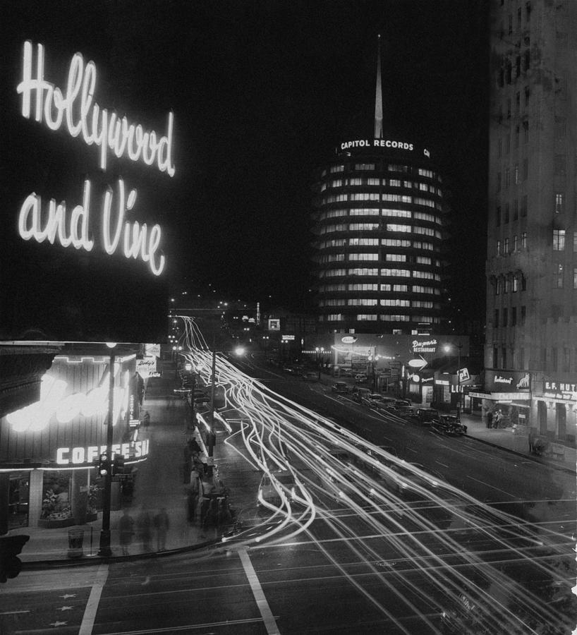 Hollywood And Vine Photograph by Authenticated News