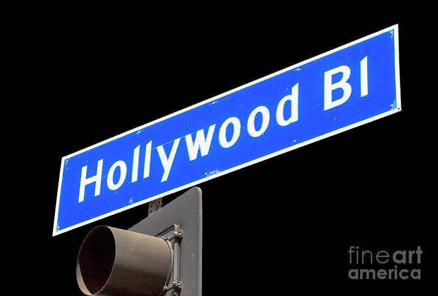 Hollywood Boulevard Sign Fusion Photograph by John Rizzuto