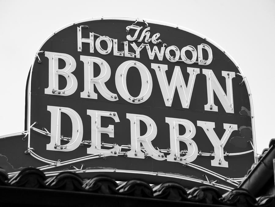Hollywood Brown Derby sign Photograph by David Lee Thompson