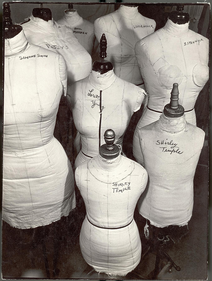 Hollywood Photograph - Hollywood Dress Forms by Margaret Bourke-white