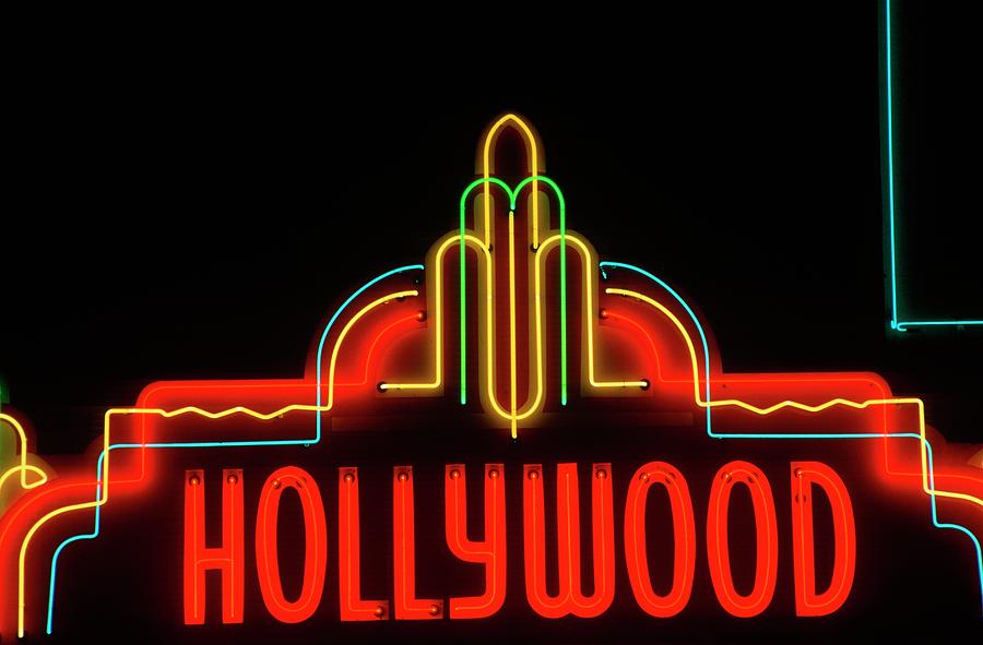 Hollywood Neon Sign, Los Angeles Photograph by Visionsofamerica/joe Sohm