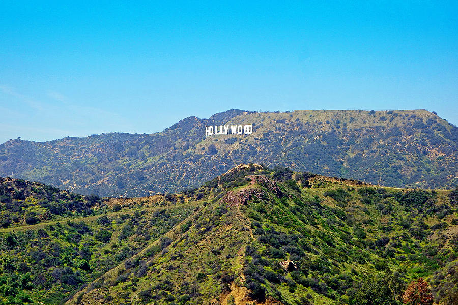 Hollywood Sign from Griffith Photograph by Robert Meyers-Lussier