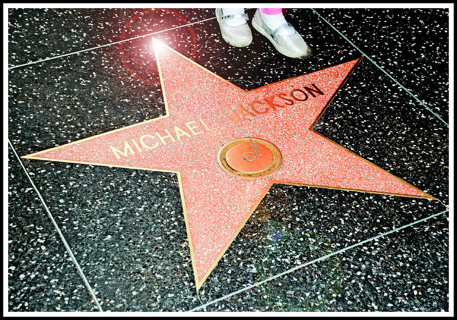 Hollywood Walk of Fame, Michael Jackson Star Photograph by A Macarthur Gurmankin