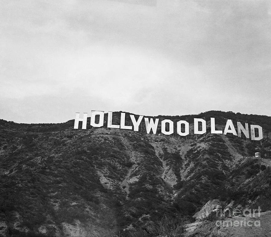 Hollywoodland Sign Photograph by Bettmann