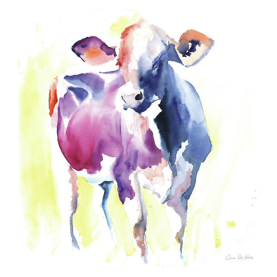 Animal Painting - Holstein IIi by Aimee Del Valle